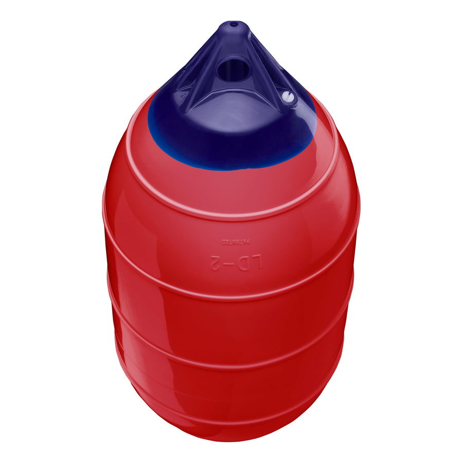 Polyform Low Drag Buoy LD-2 Standard Blue Ropehold - Classic Red Series