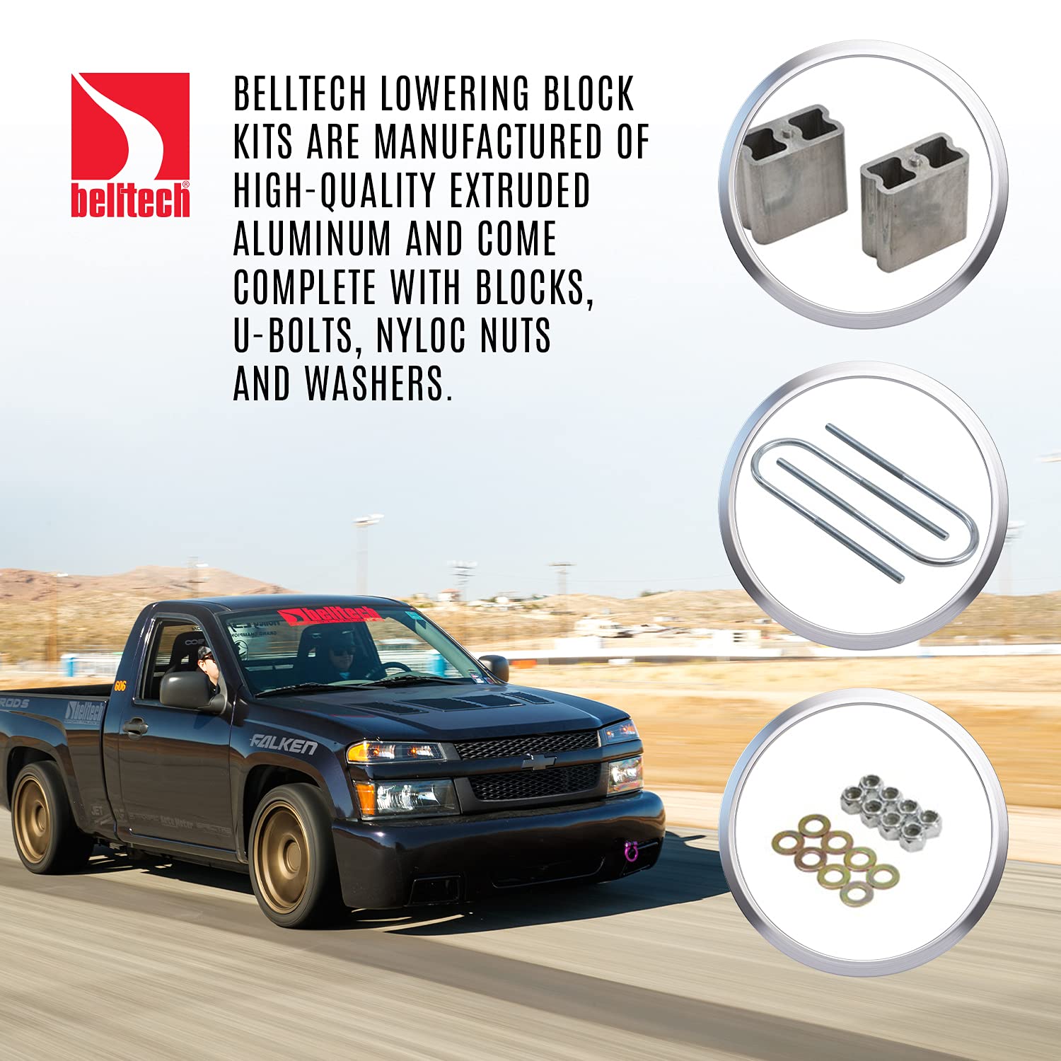 Lowering Block Kit Belltech 6204