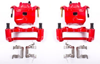 Power Stop S2690 Front Pair of High-Temp Red Powder Coated Calipers