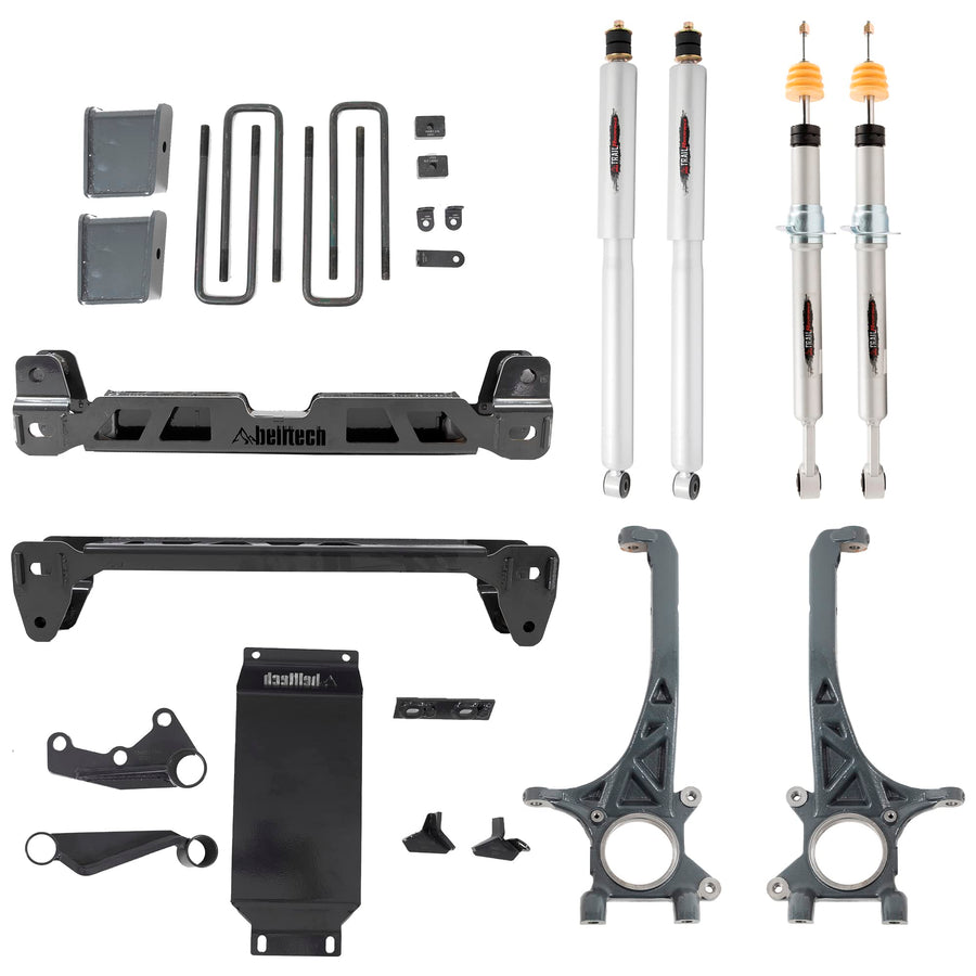 Belltech® 154301TP - Belltech® LIFT KIT 4-6in. Lift Kit Inc. Front and Rear Trail Performance Struts/Shocks 2016-2020 Fits/Compatible/Replacement for Toyota®TACOMA