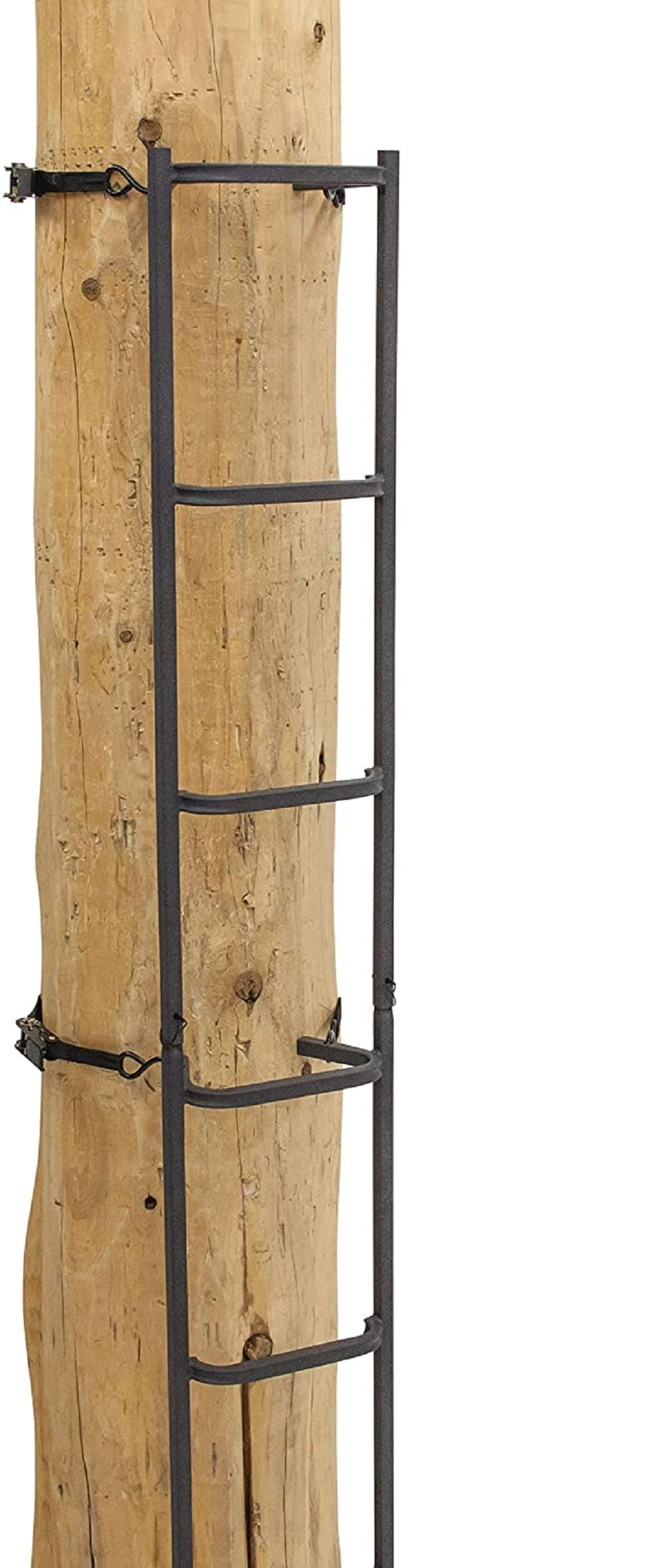 Big Foot™ Tree Ladder with Safety Rope, Rivers Edge® Tree Climbing System, 20’ Height, Includes Safety Rope, Tractionite™ Non-Slip Coating, RE731