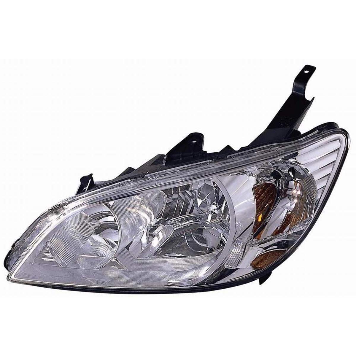 Left TYC Headlight Assembly Compatible with 2004-2005 Honda Civic