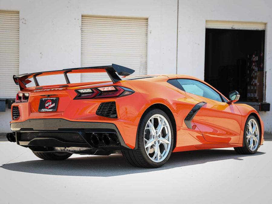 MACH Force-Xp Cat-Back Exhaust System aFe Power for 2020 Corvette (C8), 3" to 2-1/2"