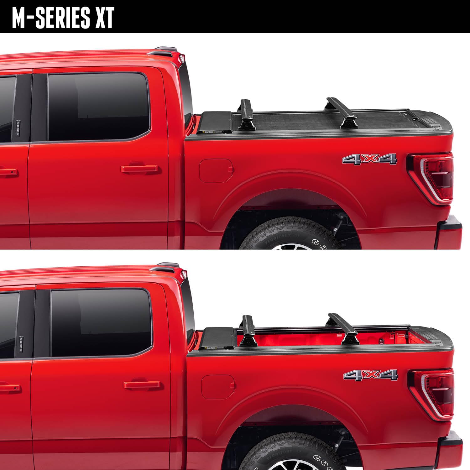 Roll-N-Lock M-Series XT Retractable Truck Bed Tonneau Cover | 224M-XT | Fits 2019 - 2025 Chevy/GMC Silverado/Sierra 1500 Not compatible with 6' 7" Carbon Pro bed (79.4")