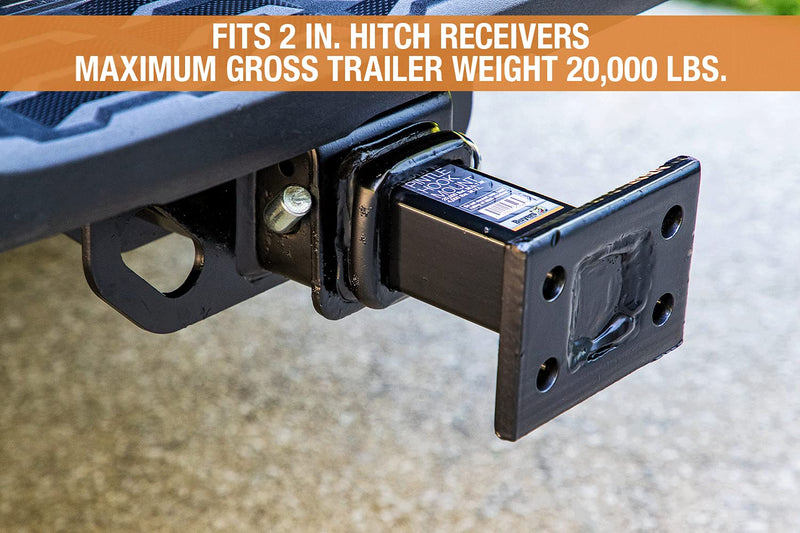 PM84 Buyers Products Pintle Hook Mount – 1 Position Adjustable Trailer Hitch Receiver for 2 Inch Trucks, 20,000 lb MGTW – Heavy-Duty Tow Hitch, 4,000 MVL Rated, 9"