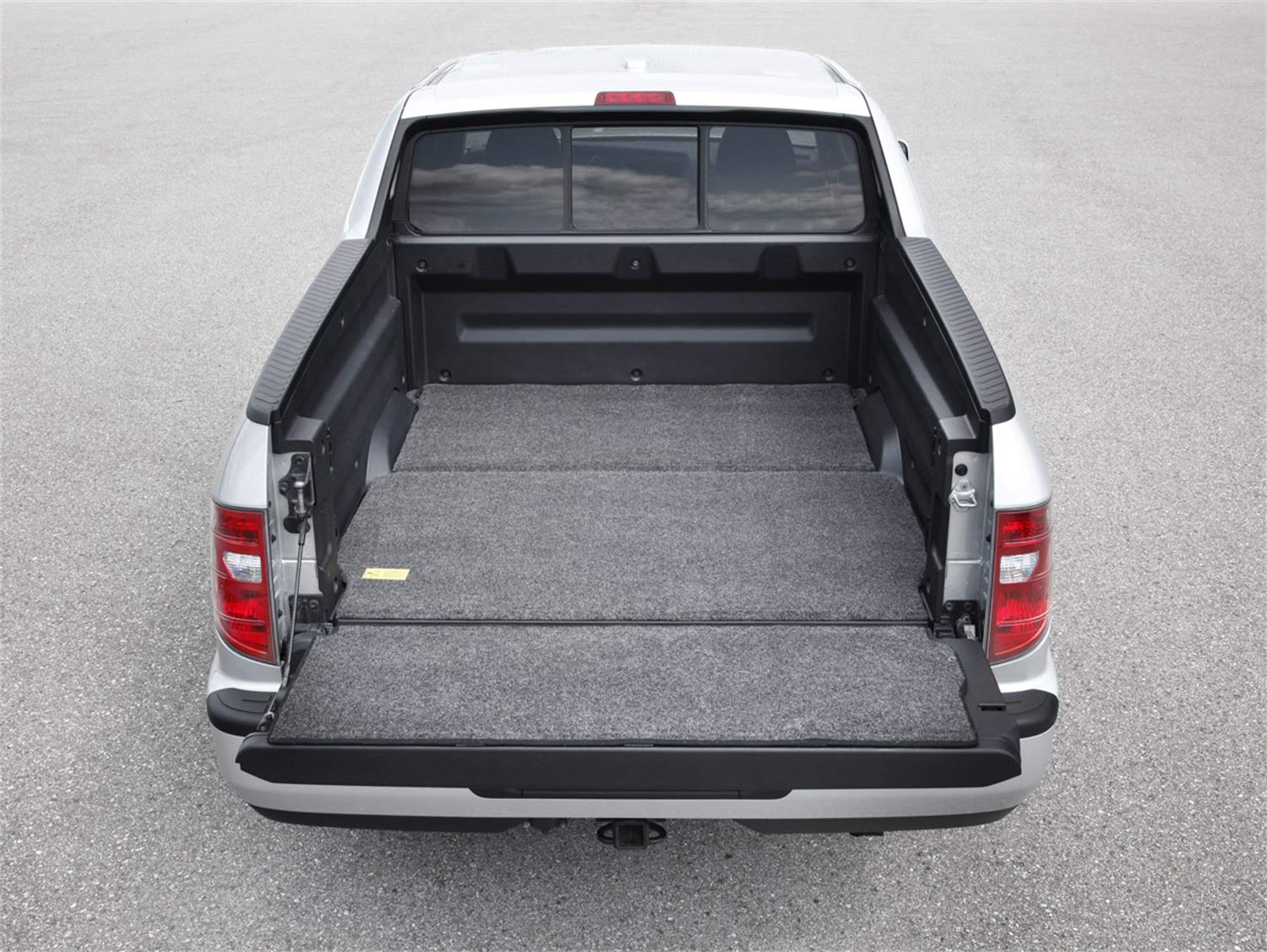 BedRug Bedmat | 5'4" Bed Fits 2017 - 2026 Honda Ridgeline, Models w/Non Liner / Spray-In | Charcoal Grey, BMH17RBS