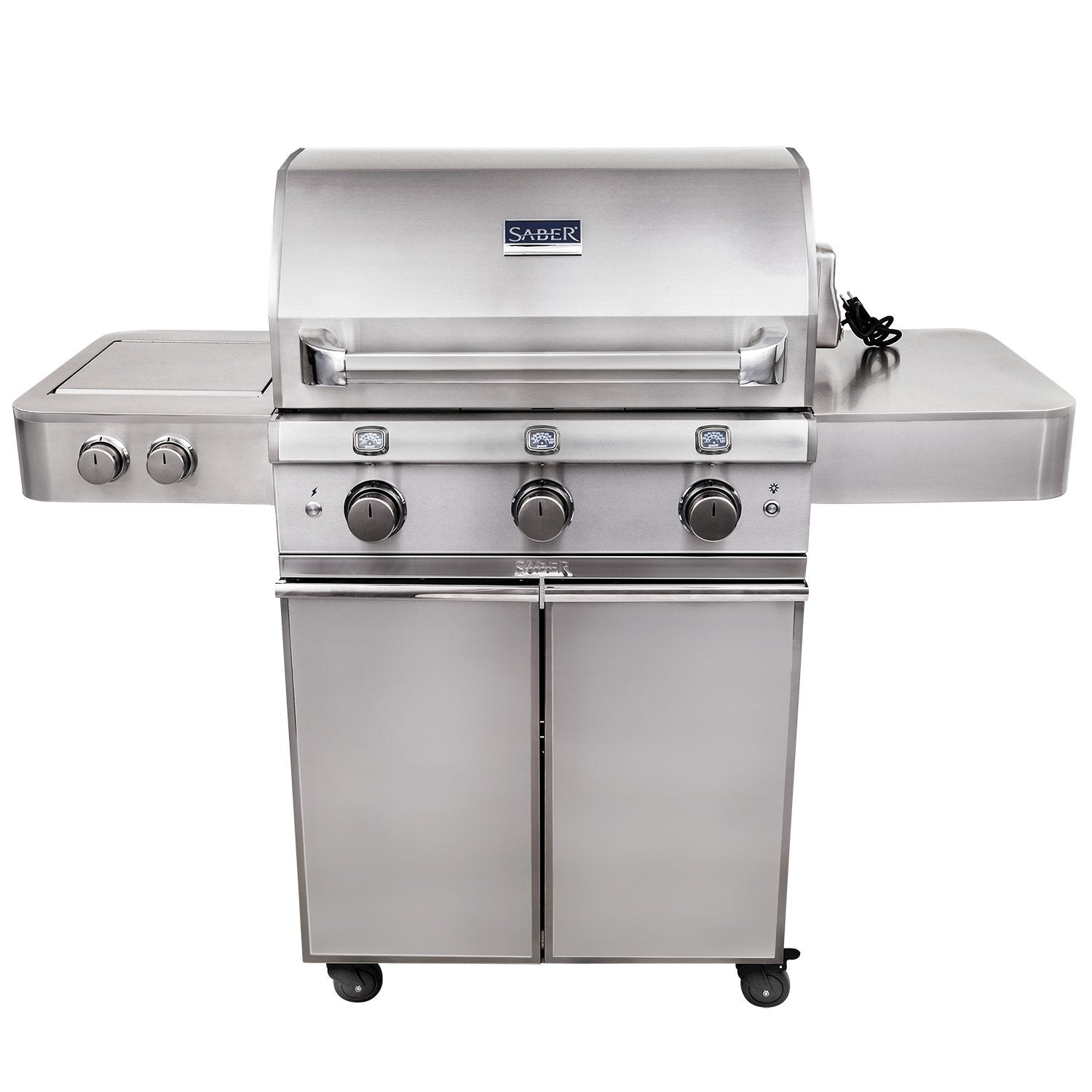 Elite Saber Grills 3-Burner R50SC1417 Grill, Stainless