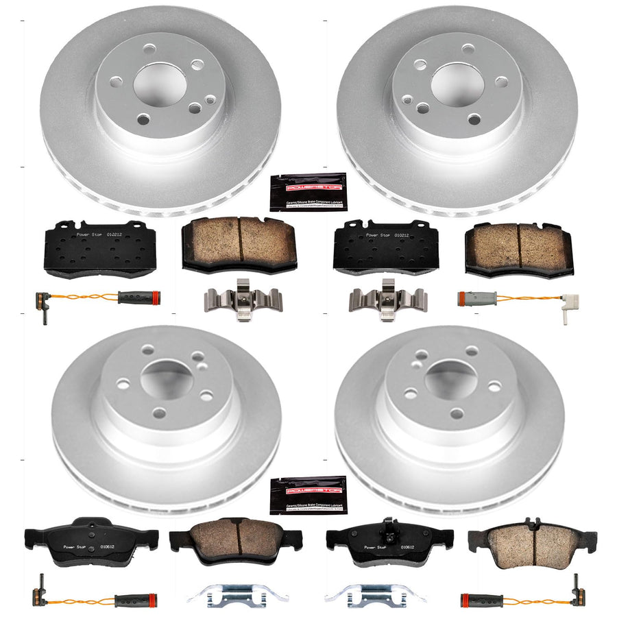 Power Stop Z23 Evolution Geomet Coated Brake Kit Front and Rear