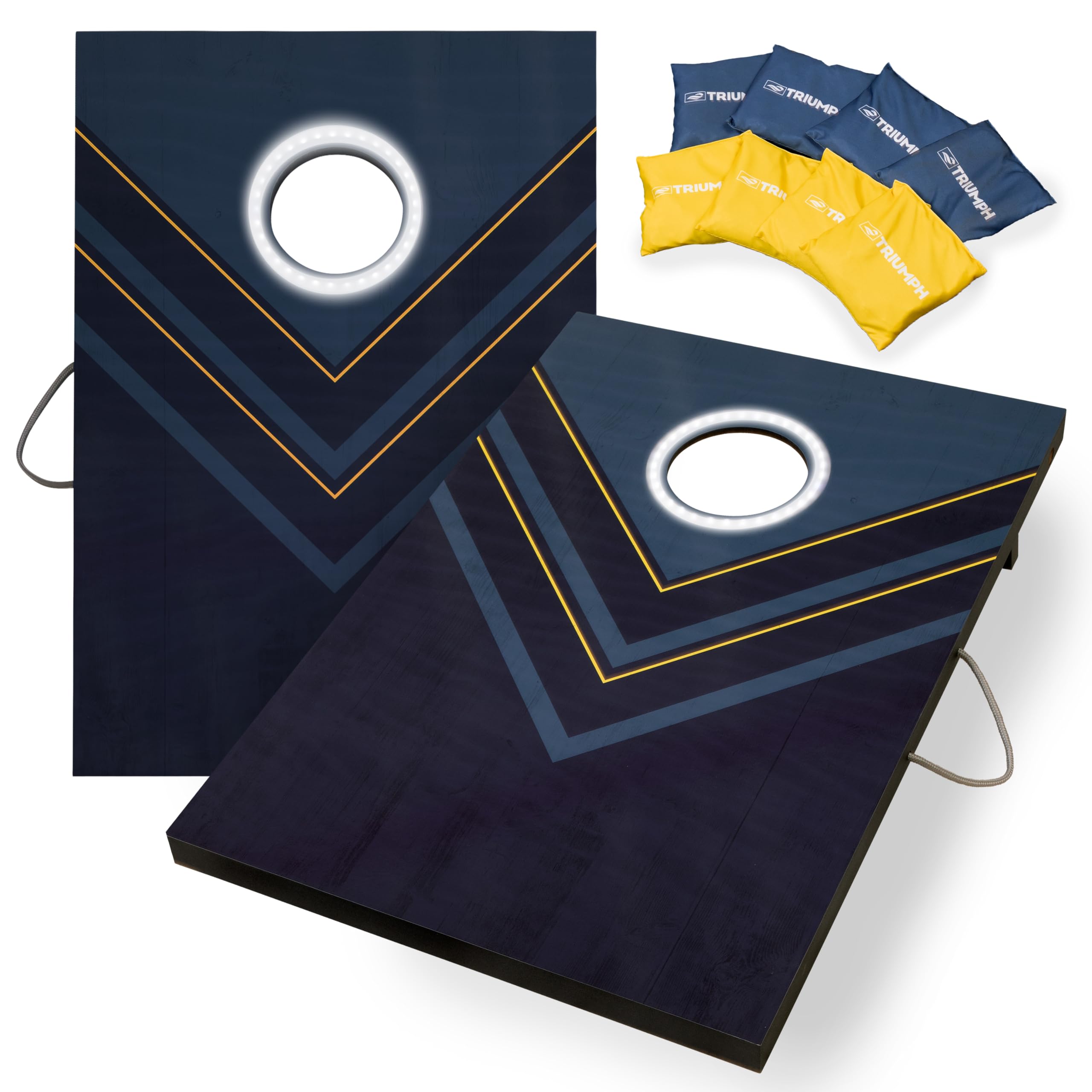 Triumph LED Triumph 2x3 Cornhole Set – Blue & Yellow Edition