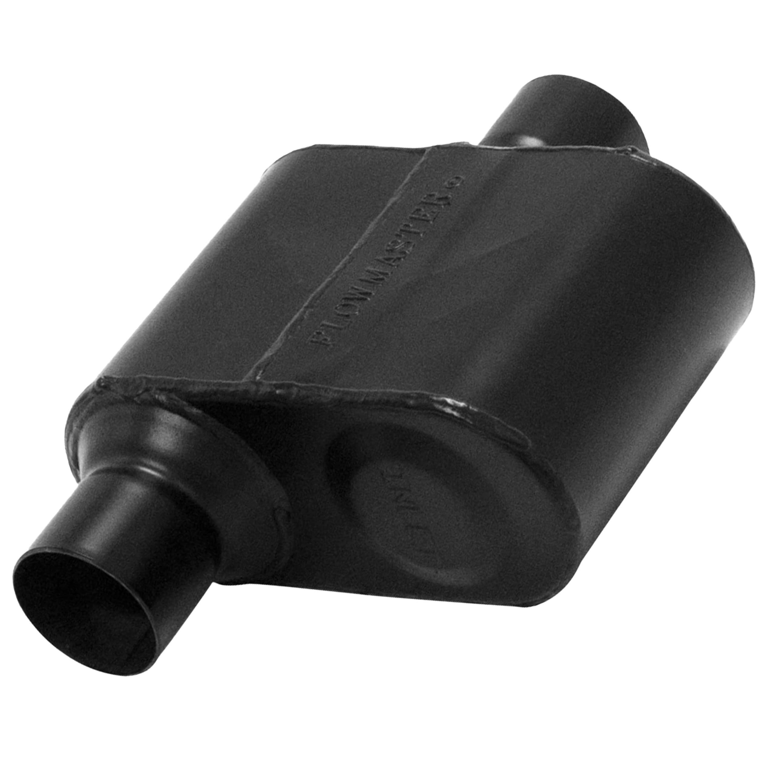 Flowmaster Super 10 Muffler Series – 2.50” Offset In / 2.50” Center Out – Race-Inspired Sound – 409 Stainless Steel – Ideal for Muscle Cars, LS Swaps, Drag Cars & Off-Road Build (842516)