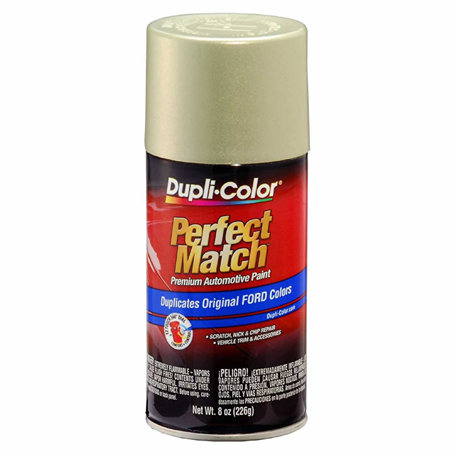 Ford Gold Ash Metallic Dupli-Color EBFM03767 Perfect Match Automotive Spray – 8 oz. Aerosol Can