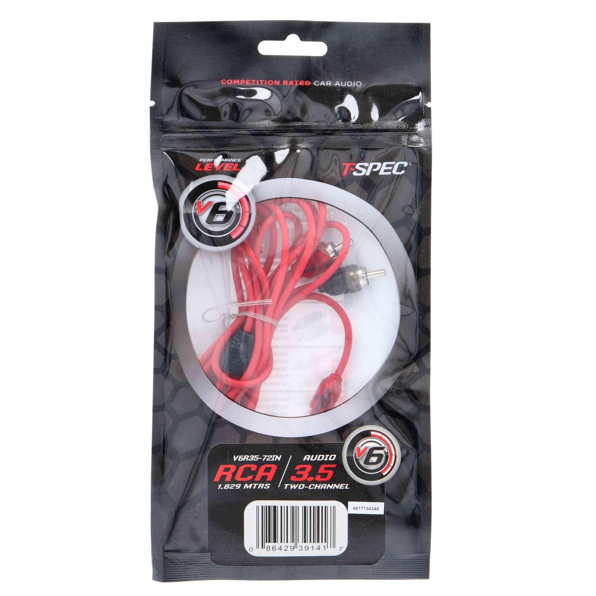 2-Channel RCA to 3.5MM Jack T-Spec v6 Series - 72 Inch