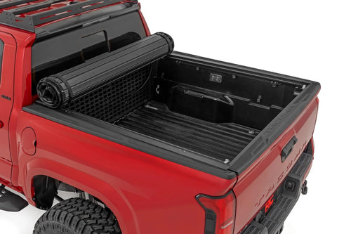 Rough Country Tonneau Cover Hard Roll-Up for Toyota Tacoma (2024-2026) - Aluminum Truck Bed Cover, Fits 5' Bed (60")