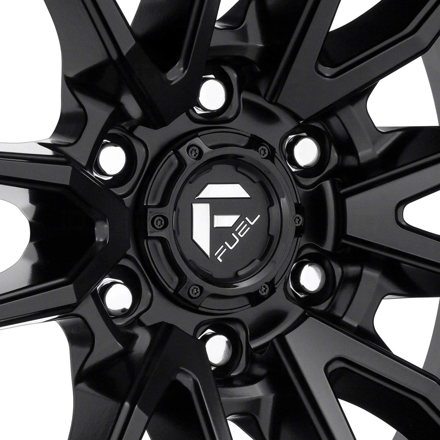 Black Fuel D679 REBEL Wheel with Painted and TPMS Compatible (18 x 9. inches /6 x 66 mm, 20 mm Offset)