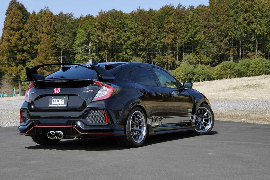 HKS Hi Power II Spec-L Exhaust System Compatible with 2017 Honda Civic K20C1 31019-AH106