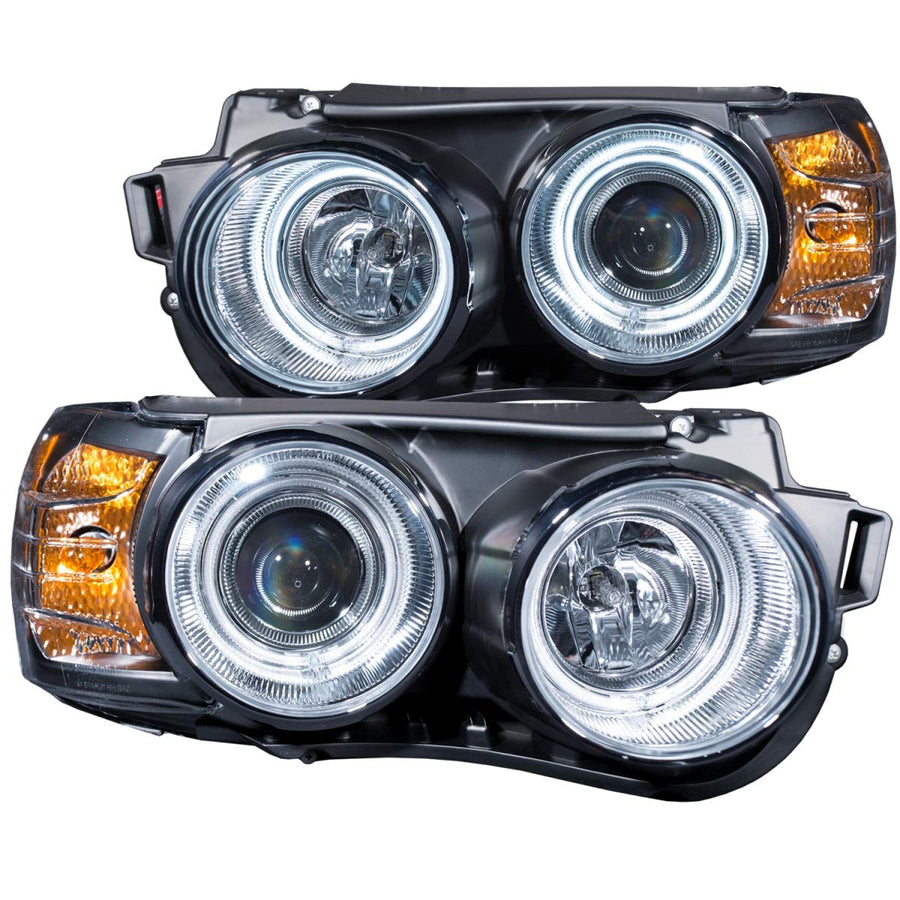 Chrome/Clear/Amber Halogen Projector Headlight AnzoUSA for Chevrolet Sonic