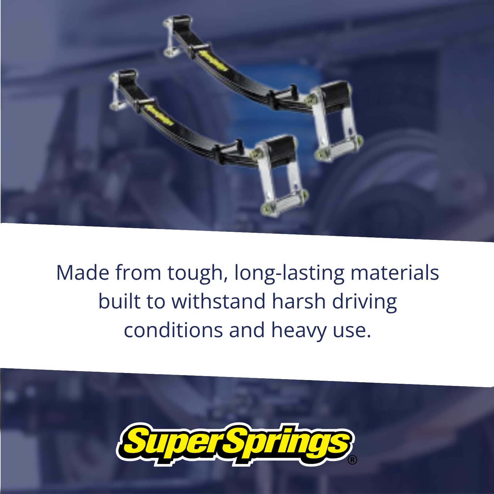 SuperSprings SSA17 for Ford F-450|F-550, Chevrolet|GMC Kodiak|TopKick 4500|5500, Black