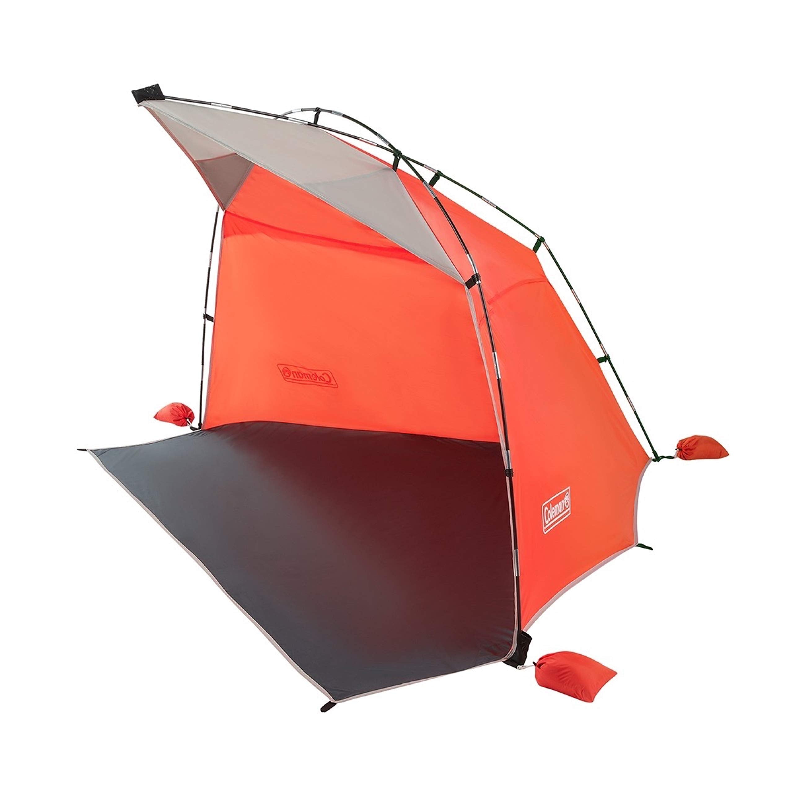 Coleman Large Skyshade Portable Sun Shelter, Easy Setup with Pre-Attached Poles, Beach Canopy Provides Cover from Sand & Sun