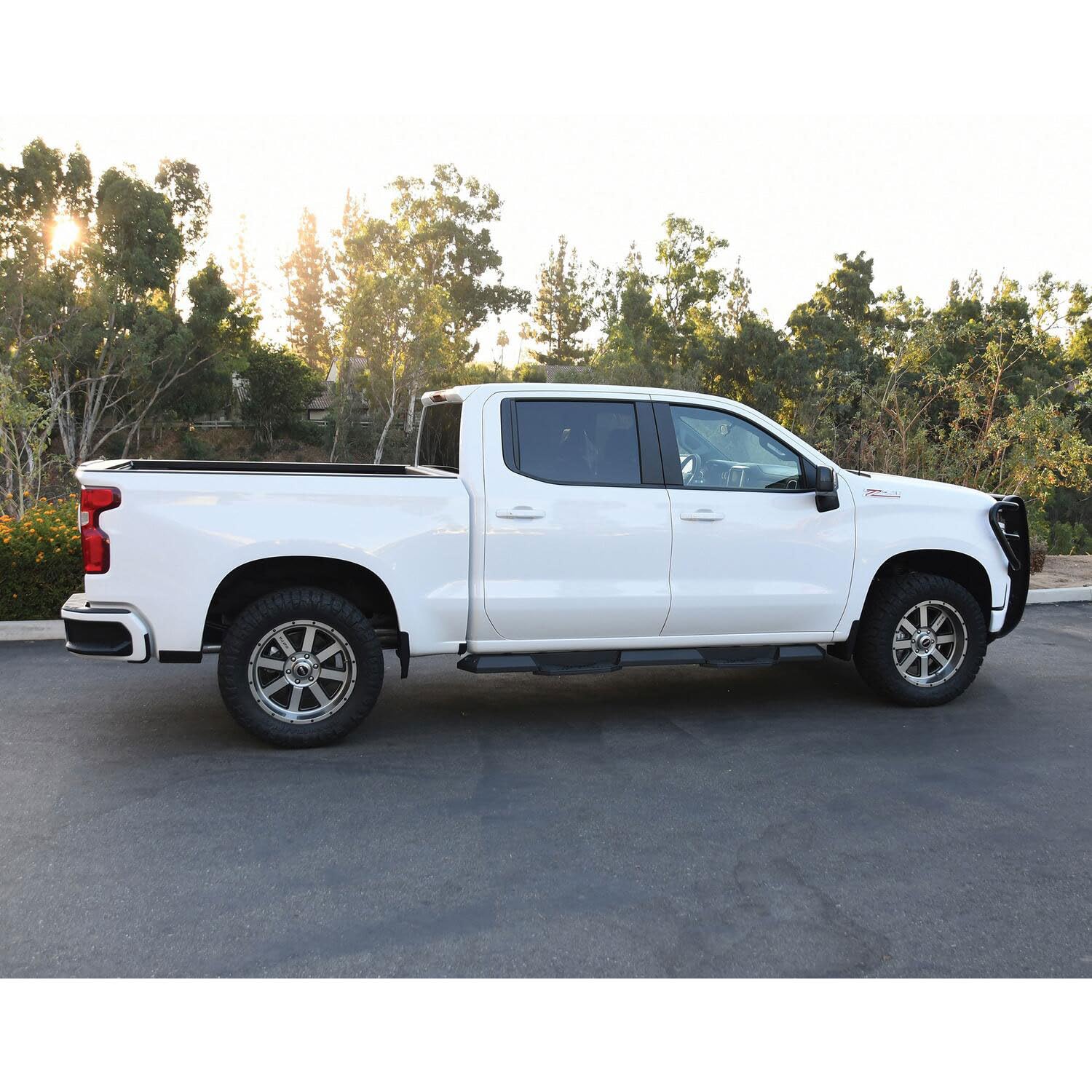 Westin HDX 56-24135 Xtreme Nerf Bars fits 2019-2025 Silverado Sierra 1500 2020-2025 Silverado Sierra 2500 3500 Crew Cab (Exc 2019 Silverado LD/Sierra 1500 Limited) Textured Black Pair