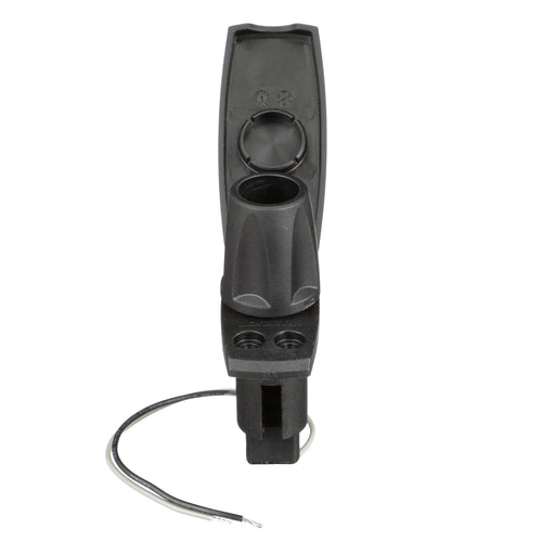 LightArmor™ 910V Series Attwood Rectangle Plug-in Light Base — for All-Around Pole Light, 2-Pin, Black Composite Cover