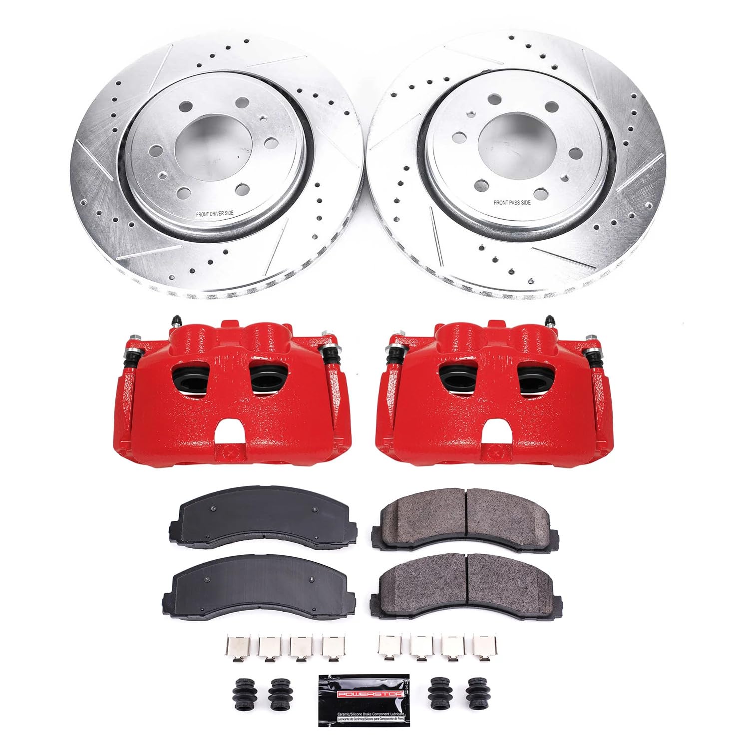 Power Stop Z23 Evolution Sport Brake Kit with Calipers For MX-5 Miata Mazda 2006-2015 [Model Specific]