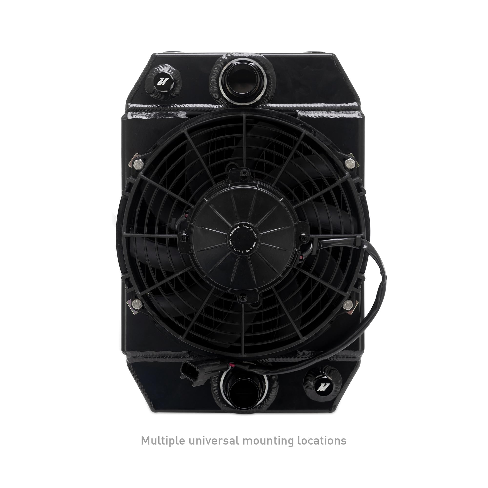 Mishimoto Drag Race Performance Aluminum Radiator, Universal 9", MMRAD-UNI-DRGBK Black