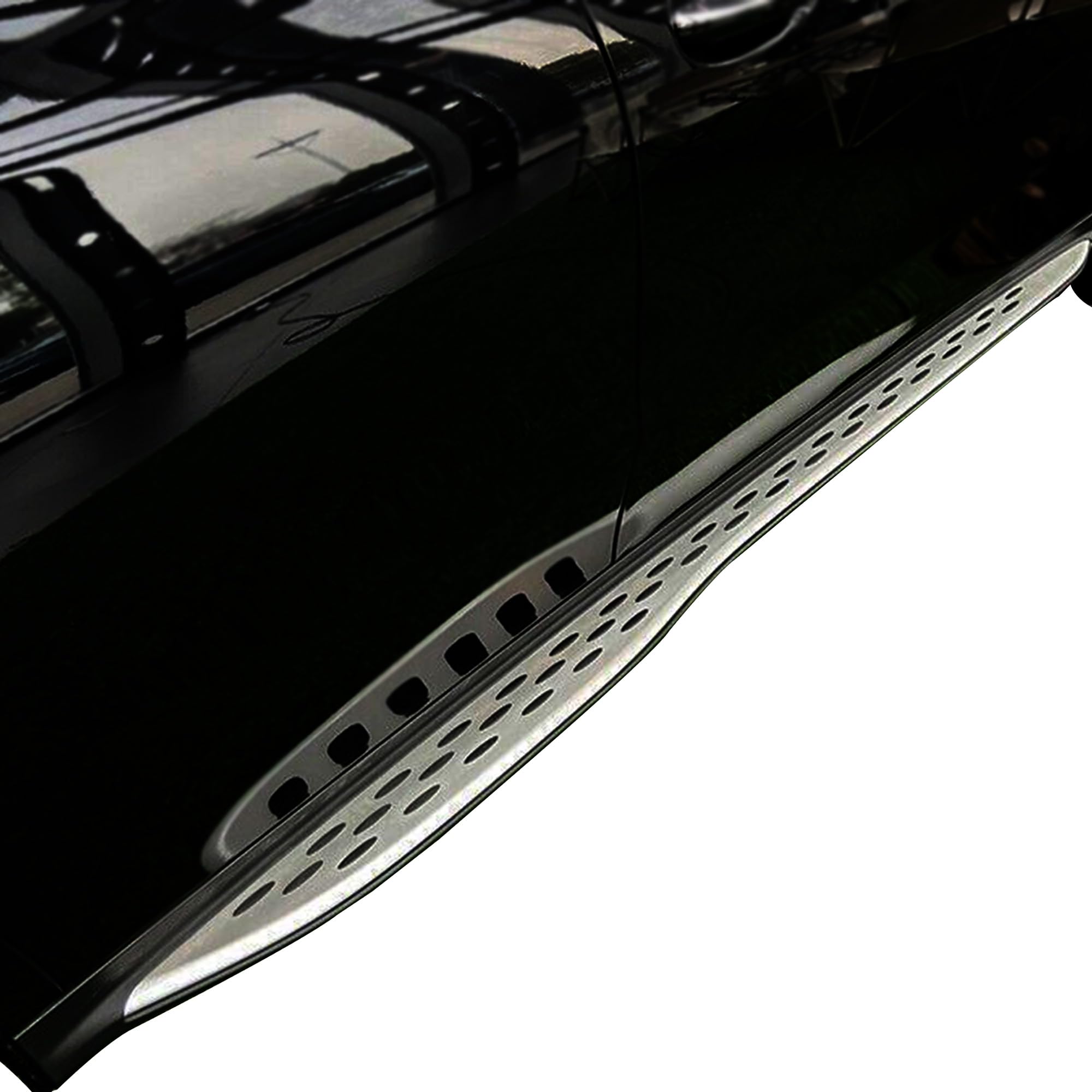 OEM Replica Black Horse Running Boards Compatible with 2023-2024 Mercedes-Benz GLC300|2023-2024 Mercedes-Benz GLC43 AMG|2023-2024 Mercedes-Benz GLC300e-RMWX254