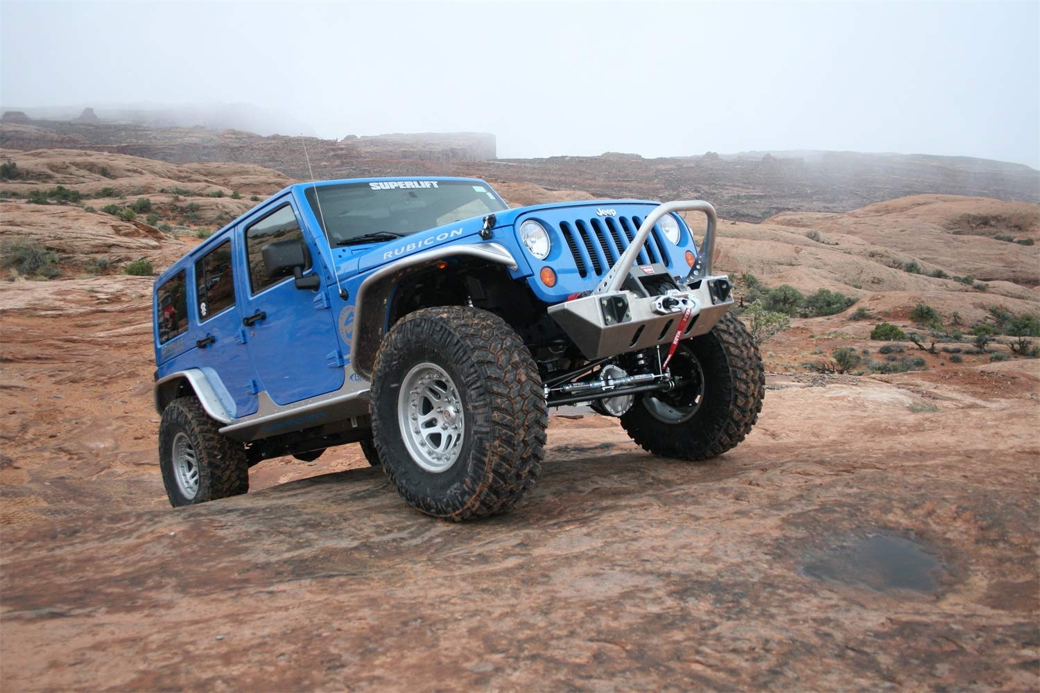 SUPERLIFT SUSPENSION RealTruck 4" Lift Kit for Jeep Wrangler JK | Complete Lift Kit with Front & Rear Bilstein 5100 Series Shocks and Control Arms | K997B | Fits 2007-2018 Jeep Wrangler JKU 4-Door