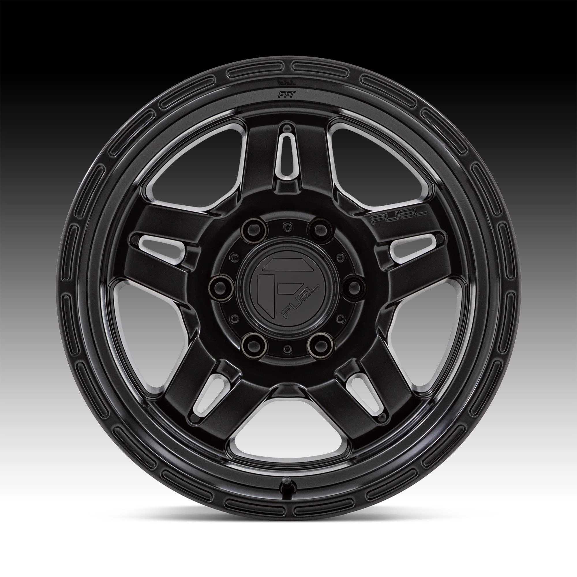 D799 Oxide Blackout Fuel 17x8.5 6x5.5 1mm (D79917858447E)