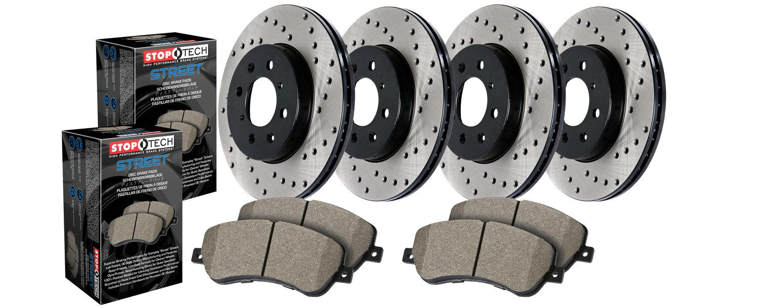 936.40070 Stoptech Street Pack-DRL;F&R