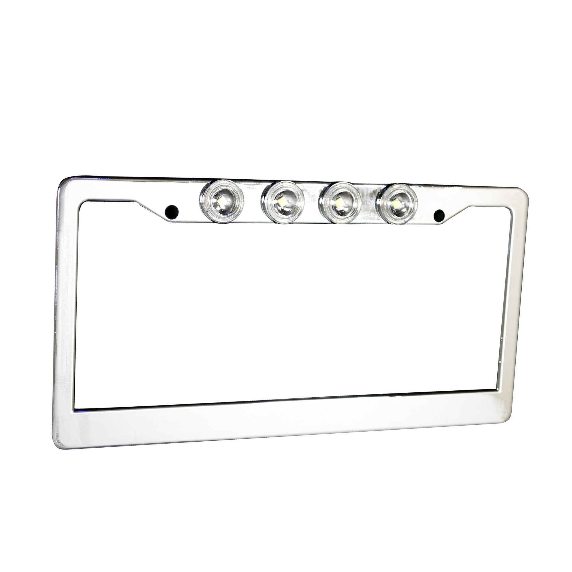 License Plate Frame Recon Accessories Standard; with Four Cree Xml Led Reverse Lights 264310Bk