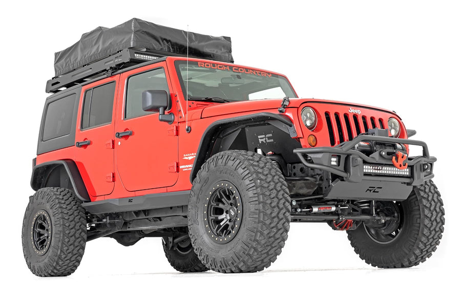 Rough Country Rock Sliders JK for 2007-2018 Jeep Wrangler | 4-Door - 90800