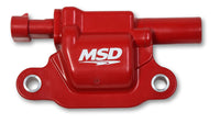 Blaster Series MSD 8266 Ignition Coil, Square, Red, Individual