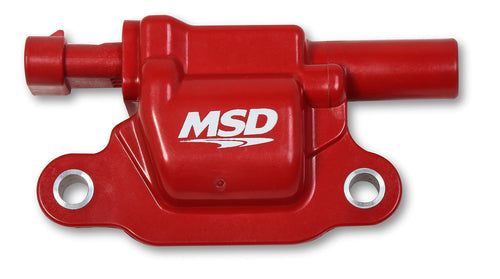 Blaster Series MSD 8266 Ignition Coil, Square, Red, Individual