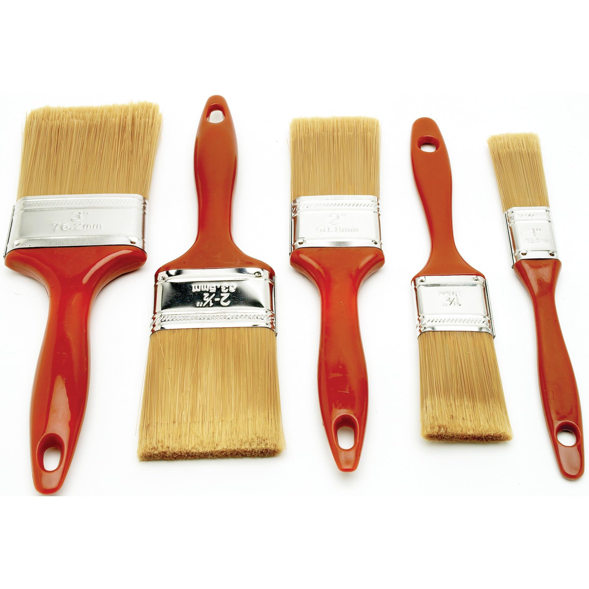20195 Performance Tool Polyester Paint Brush Set, 5 Piece