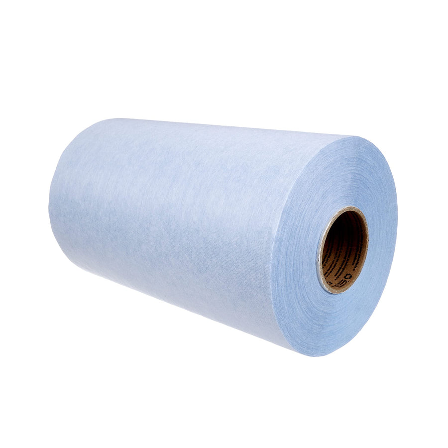 Self Stick 3M Liquid Protection Fabric, 36878, 14 in x 300 ft, 1 Roll, Peel and Stick, Strong Temporary Adhesive, Repositionable Material, UV Resistant, Easy Removal, Blue