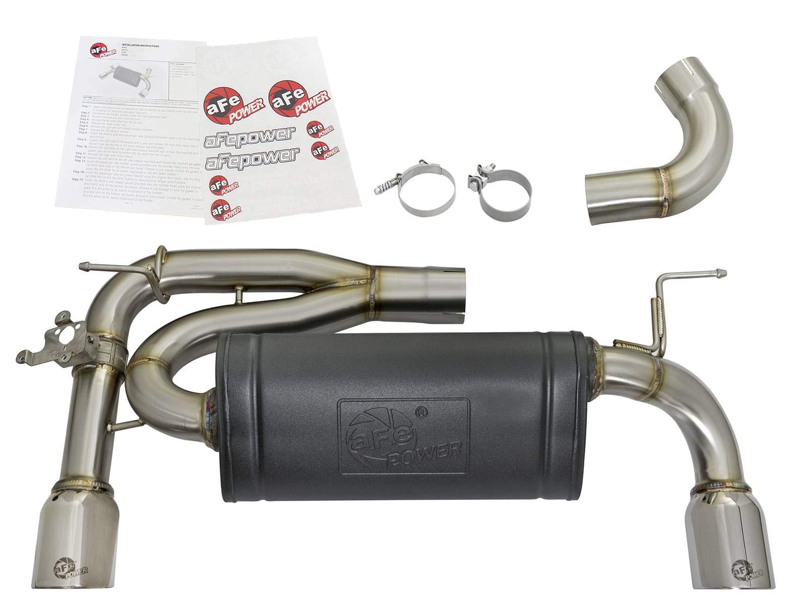 MACH Force-Xp aFe Power 49-36336-P Axle-Back Exhaust System