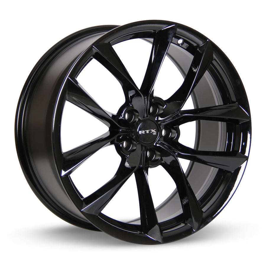 Custom RTX Wheel - 20x8.5, 35 Offset, 5x114.3 Bolt Pattern, 64.1mm Hub - Gloss Black Rim