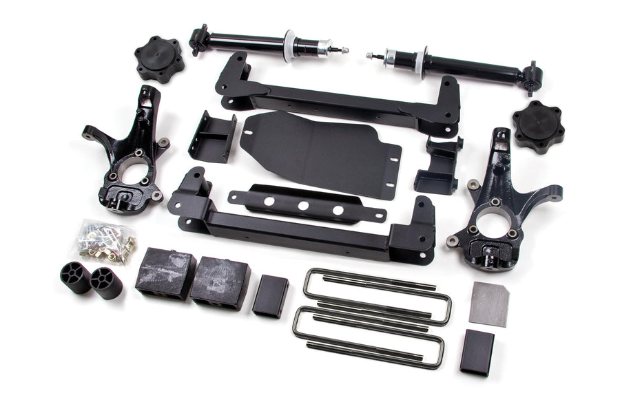2007-2013 Chevy Silverado, Zone Offroad GMC Sierra 1500 4WD | 6.5 inch Full Suspension Lift Kit (Front & Rear) | No Shocks
