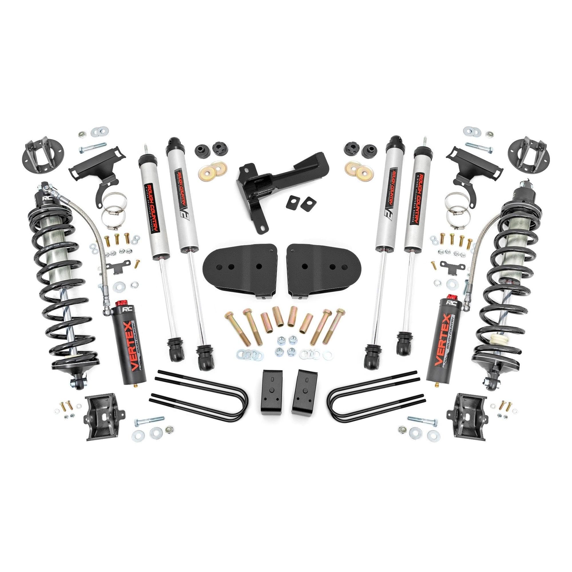 3" Rough Country Coilover Lift Kit for 2023 Ford Super Duty | Diesel - 43657