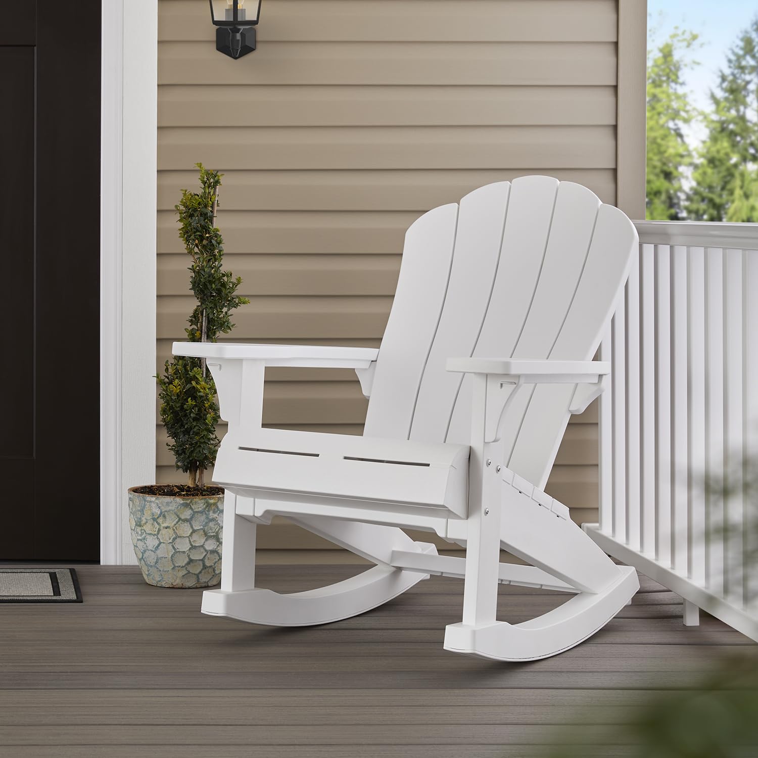 Adirondack Keter Everest Rocker - White