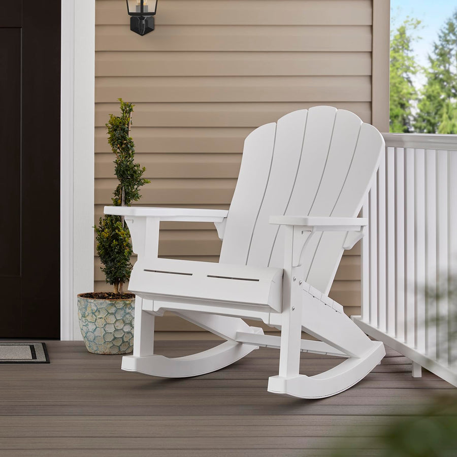 Adirondack Keter Everest Rocker - White