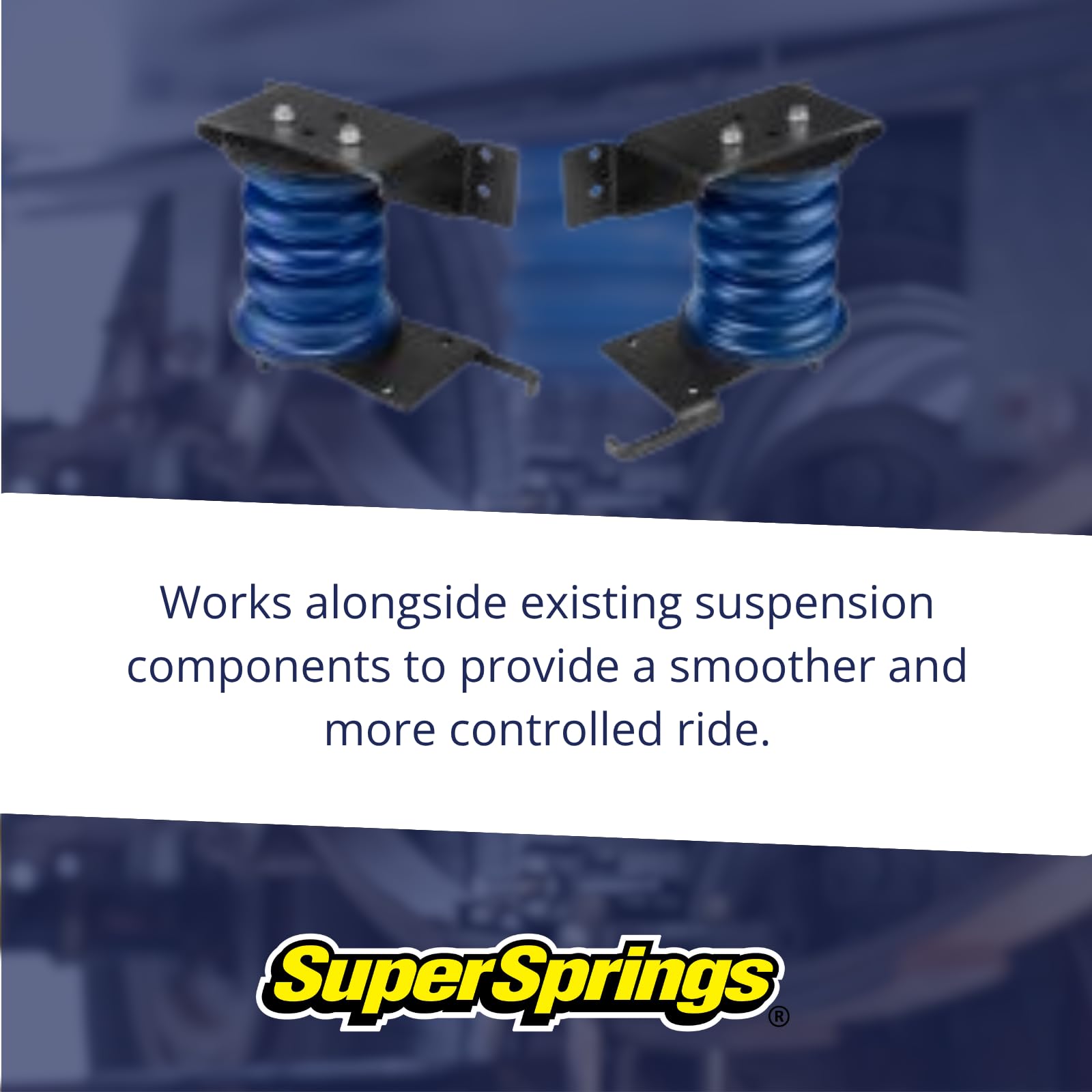 SumoSprings Rear for Ford E-350|E-450, Blue | SuperSprings SSR-106-40-1