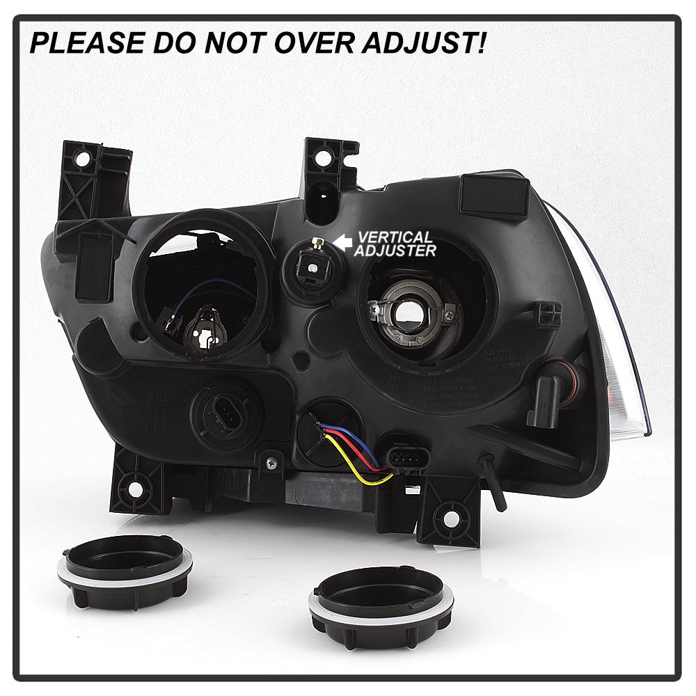 Projector Headlights Aftermarket for Dodge Charger 11-14 [Halogen Model Only] Switchback Turn Signals (Chrome)