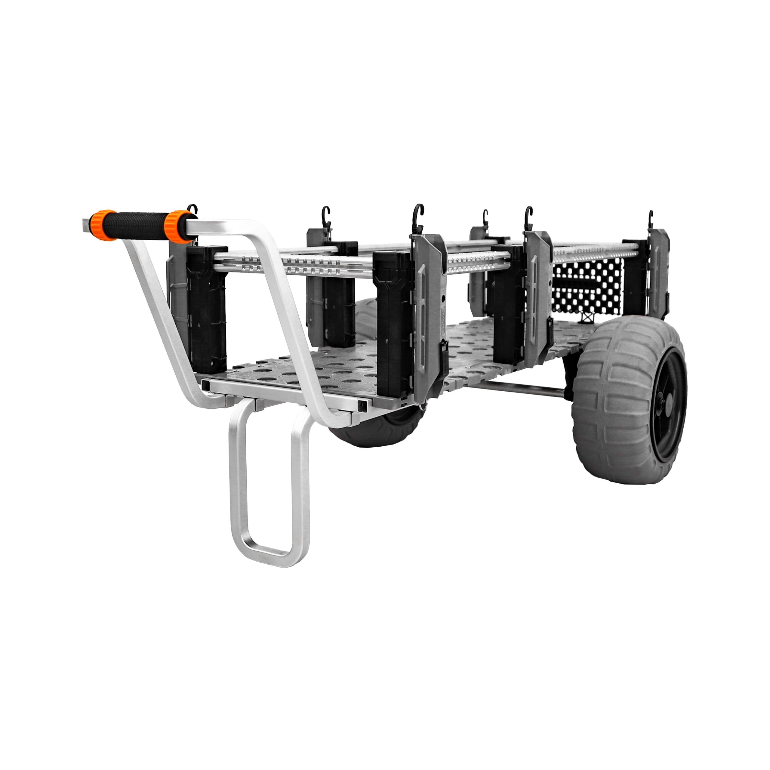 SandRig YakAttack Surf Beach Cart | Heavy-Duty 20” x 54” Gear Hauler with 16” Balloon Tires | Adjustable Design for Fishing, Camping & Beach Trips | High-Capacity, Rust-Resistant Aluminum Frame