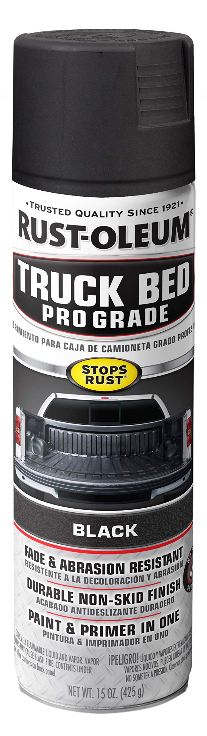 Rust-Oleum Automotive 272741 Professional Grade Truck Bed Coating Spray, 15 oz, Matte Black, (Pack of 1)