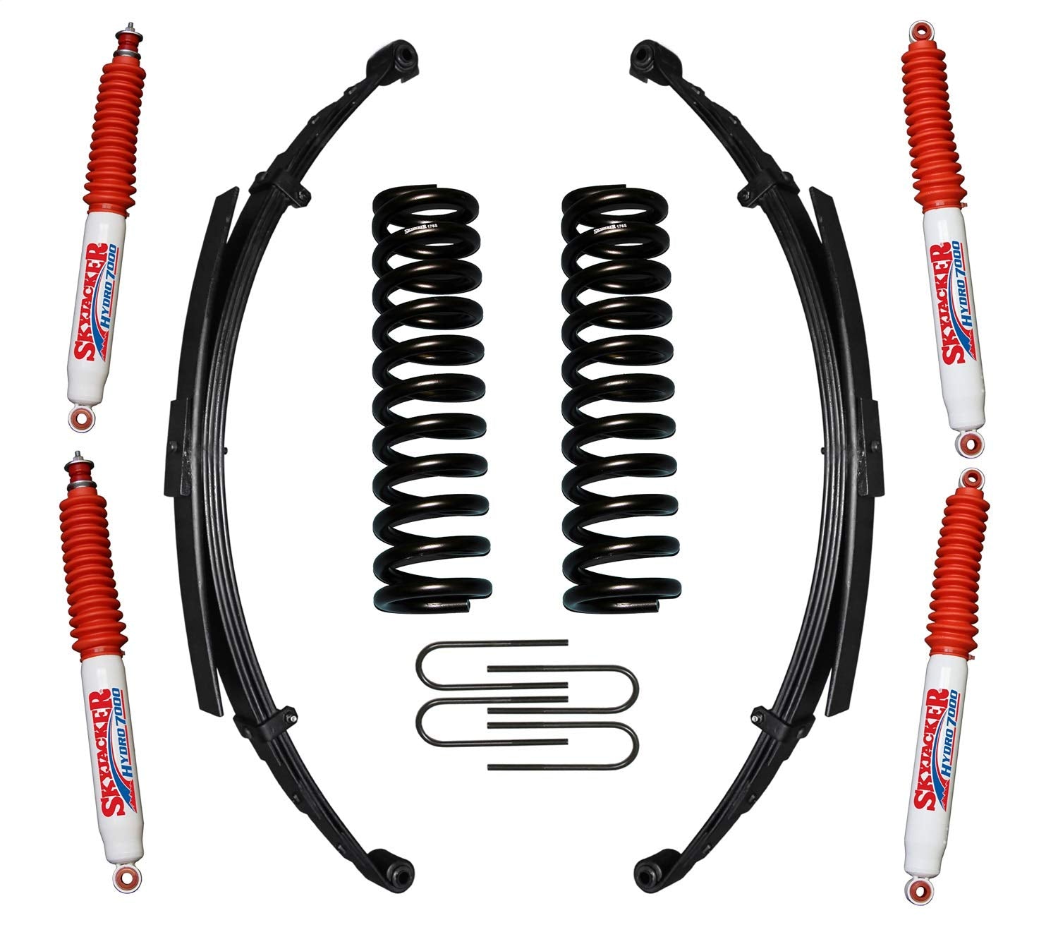 Suspension Lift Kit w/Shock Skyjacker 176BKS-H Incl. Front/Rear Springs Rear U Bolt Kit 6 in. Lift