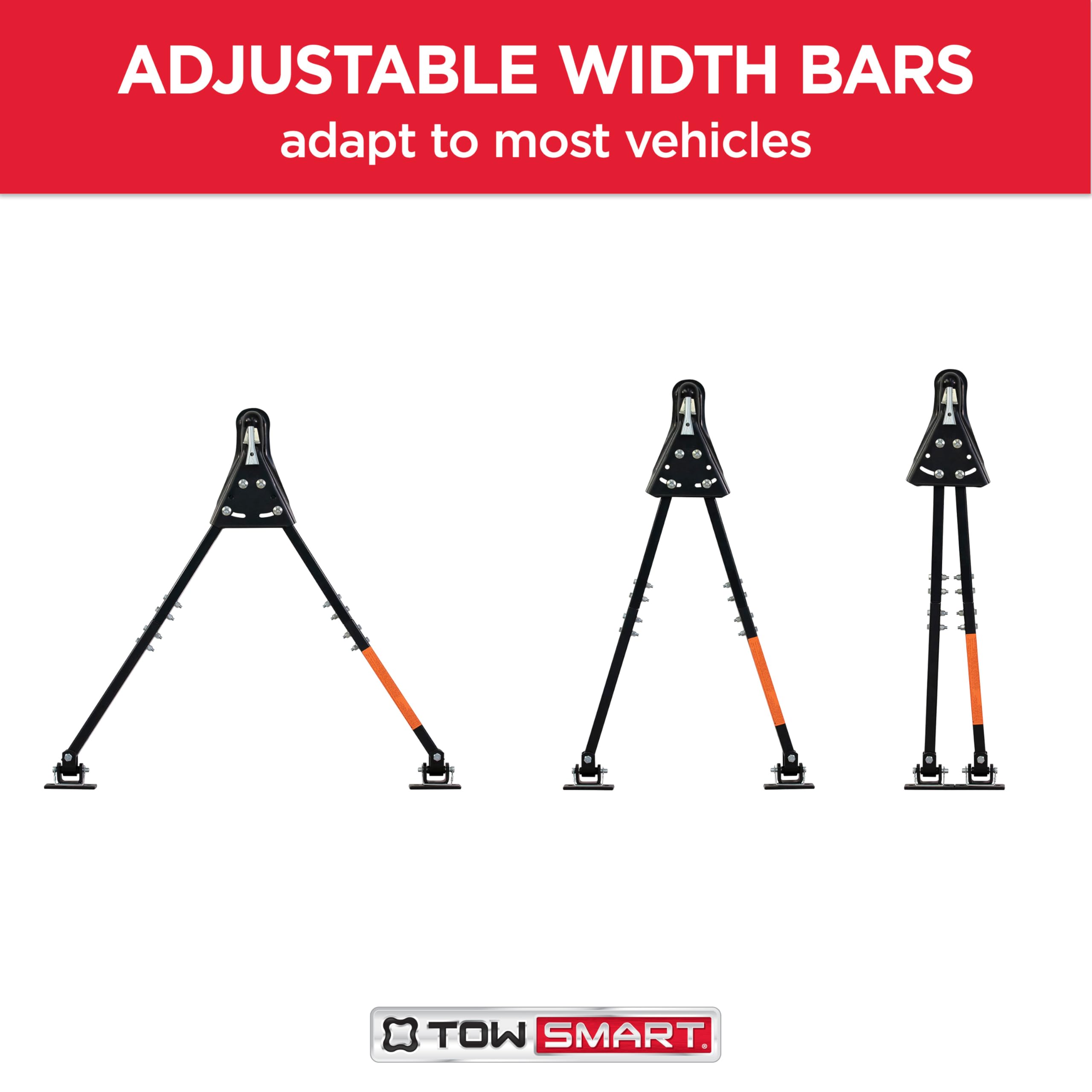 Steel Adjustable TOWSMART Tow Bar, 5,000 lb. Capacity