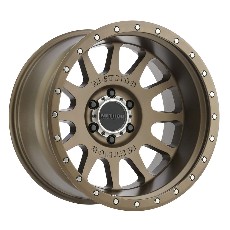 Method Race Wheels 20x10" 605 NV Bronze 6x5.5", 24mm offset 4.55" Backspace, MR60521060924N