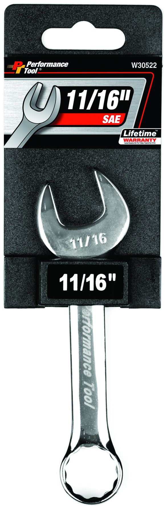 Performance Tool 11/16-Inch Stubby Combo Wrench Performance Tool W30522